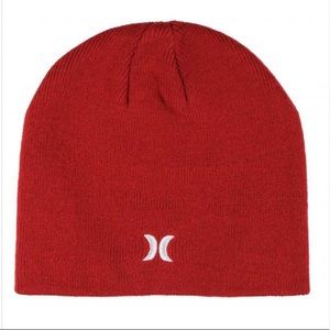 🌸2/$20 NWT Hurley Icon Staples Beanie Red